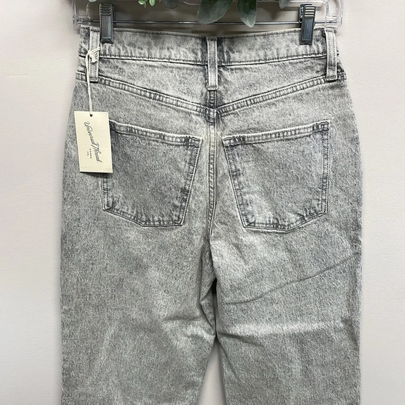 NWT Universal Thread Vintage Straight High Rise Gray Wash Denim Jeans 2/26R - Picture 5 of 16